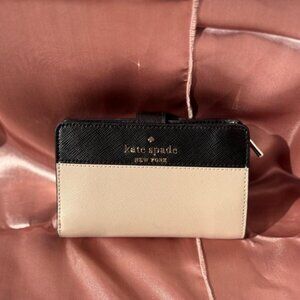 Kate Spade Staci Colorblock Medium Compact Bifold Wallet